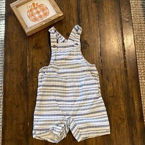 🧡 Gymboree Striped Overalls in Blue and White 🧡